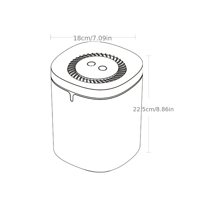 1.32gal Large Capacity Ultrasonic Humidifier, Whisper-Quiet Cool Mist Maker For Bedroom, Office Desktop, Baby Room