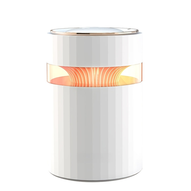 Dual-spout Humidifier, Large Mist Volume And Capacity, Colorful Atmosphere Light, Hydration Wonder Humidifier, Cylindrical Tabletop Humidifier, Light Luxury Modern Style, Long-lasting Moisturizing, Suitable for Bedroom, Living Room, Office
