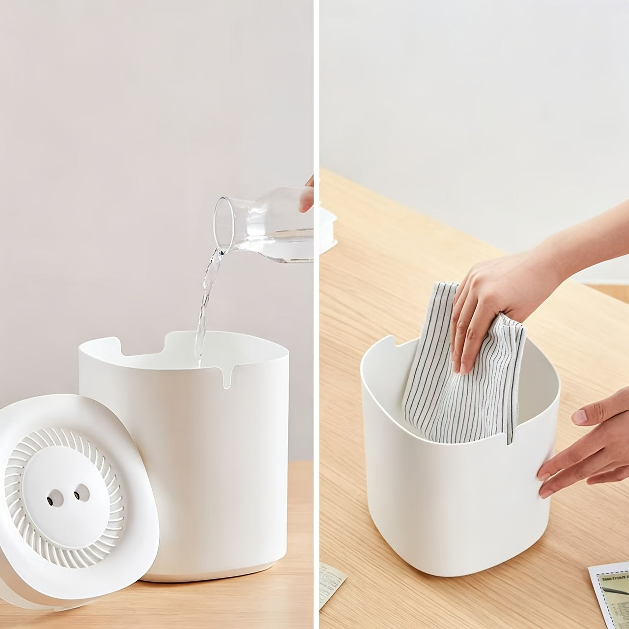1.32gal Large Capacity Ultrasonic Humidifier, Whisper-Quiet Cool Mist Maker For Bedroom, Office Desktop, Baby Room