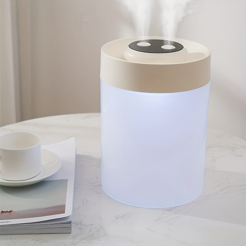Home Humidifier, Nano Mist Humidifier, 1.11gal Large Capacity, Dual Mist Design, Equipped with Ambient Night Light, Silent Humidification That Won'T Disturb Sleep