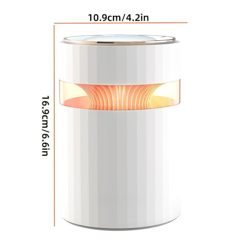 Dual-spout Humidifier, Large Mist Volume And Capacity, Colorful Atmosphere Light, Hydration Wonder Humidifier, Cylindrical Tabletop Humidifier, Light Luxury Modern Style, Long-lasting Moisturizing, Suitable for Bedroom, Living Room, Office