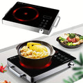 Electric Ceramic Stove, 2200W Ceramic Stove - 2200W Electric Ceramic Stove Infrared Induction Cooker Home Cooktop Cooking Furnace US 110V