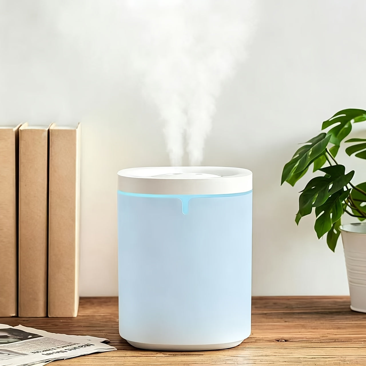 1.32gal Large Capacity Ultrasonic Humidifier, Whisper-Quiet Cool Mist Maker For Bedroom, Office Desktop, Baby Room