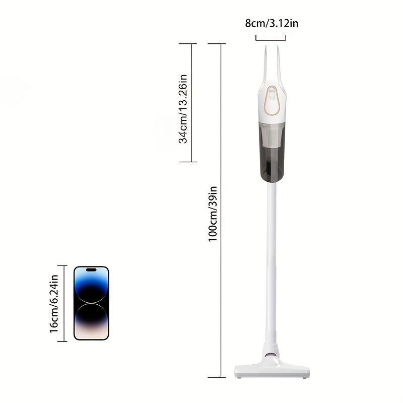 Three in One Multifunctional Vacuum Cleaner, USB Charging, Dual Color Optional, The Best Lightweight Vacuum Cleaner Suitable for The Elderly